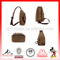 Tagesrucksack Canvas Brusttasche Umhängetasche